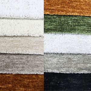 Tissus d'ameublement en velours polyester pour canapés et meubles, <span class=keywords><strong>chenille</strong></span>, vente en gros, Chine - Product Image 6