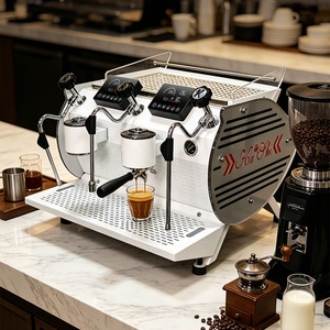 Máquina de Espresso Profesional Comercial Semiautomática con Doble Caldera para Cafetería, Tienda de Té con Leche, Hotel Bs-hf - Product Image 1