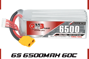 GNB 22.2V 6500/8000/10000mAh Lithium Polymer (<b>Lipo</b>) <b>Battery</b> Pack XT60 XT90 XT150 Plug Drone RC Helicopter Accessories Black - Product Image 3