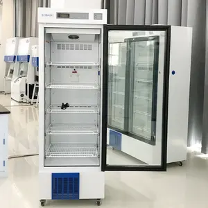 Biobase CHINE Banque de sang Réfrigérateur Étagères réglables BBR-4V356 chambre de stockage de plasma/refroidisseur de sang Réfrigérateur médical