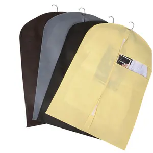 Factory Price Custom Logo Reusable Non Woven Suit Cover Garment Bag For Packaging