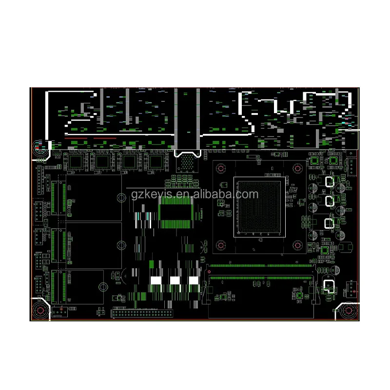 Fr4 halogen-miễn phí Màn hình công nghiệp linh hoạt PCB board pcba mạch điện tử Hội Đồng Quản trị lắp ráp