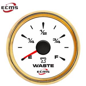 Pengukur Level Tangki Air Limbah ECMS Desain Baru 9-32V 52mm Bezel Baja Tahan Karat 316L dengan Lampu Latar Ganda - Product Image 2