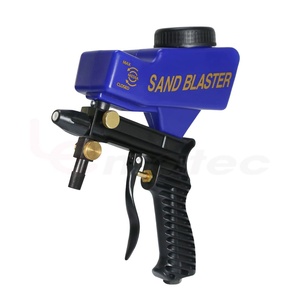 Pistolet à sabler pneumatique Lematec AS118-2C 600cc 150 PSI, alimentation par gravité, buse en céramique, corps en ABS - Product Image 5