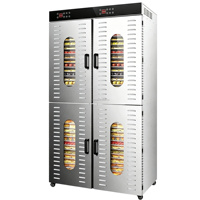 Déshydrateur alimentaire multifonctionnel sous vide, machine à déshydrater les fruits commerciale avec 6/10/12/16/20/24/32/40/48/80/96/144 plateaux