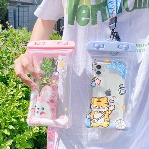 Sac Transparent pour téléphone portable, sac étanche, équipement de natation, étui de téléphone portable à écran tactile, vente en gros - Product Image 2