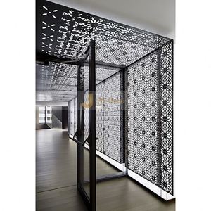 ANN7455 Modern Coated Durable Stylish Custom Printed Stainless Steel Art Theme Partition <b>Screen</b> <b>Decoration</b> Multi-Functional - Product Image 3