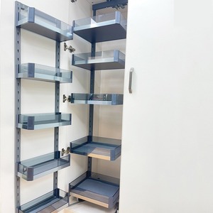 Cajón Metálico Delgado para Cocina, Caja Metálica Funcional para Cocina, Organizador de Despensa Alto, Cesta de Almacenamiento con Cierre Suave, Tipo Plano - Product Image 2