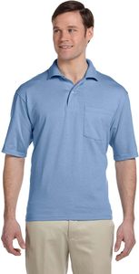 Polo pré-rétréci à manches courtes pour hommes 100% coton Polo avec logo personnalisé pour hommes - Product Image 6