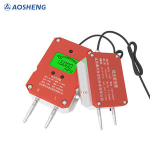 Trasmettitore di Pressione del Vento AOSHENG ad Alta Precisione in Acciaio Inox con Display Digitale 4-20mA Protezione IP66 per Condotti HVAC - Product Image 1