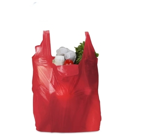 Sacs de courses en plastique HDPE personnalisés jetables, très demandés, pour supermarchés - Product Image 1