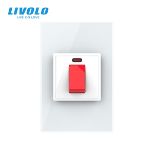 LIVOLO US 20A Interruptor de doble polo con indicador de neón rojo Controlador de IDEA para refrigeradores Calderas de calefacción con aire acondicionado - Product Image 2