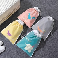 Sacs à cordon UniOne durables en gros, petits, épaissis, transparents, à fond rond, pour le rangement et l'emballage de vêtements et de couettes