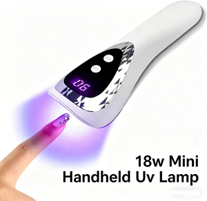 Lampe LED à séchage rapide <span class=keywords><strong>pour</strong></span> ongles, <span class=keywords><strong>appareil</strong></span> de polymérisation flash, lampe de séchage <span class=keywords><strong>pour</strong></span> <span class=keywords><strong>vernis</strong></span> gel, outils de manucure - Product Image 1