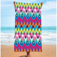 Style Microfiber Beach Towel Soft Promotional Personalized Gift Digital Sublimation Technique for Beach Days