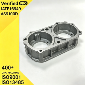 Carcasa de Rodamiento de Doble Orificio Mecanizada por CNC, Fundición de Precisión Personalizada, Carcasa de Caja de Cambios de Doble Cavidad de Aluminio Fundido de Alta Rigidez - Product Image 1