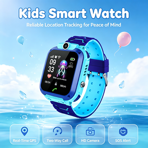 Set di Smartwatch per Bambini <span class=keywords><strong>con</strong></span> <span class=keywords><strong>GPS</strong></span>, Monitoraggio Remoto, Batteria a Lunga Durata, Localizzazione LBS, SOS, Chiamata Vocale, Fotocamera, Orologio Impermeabile per Bambini - Product Image 1