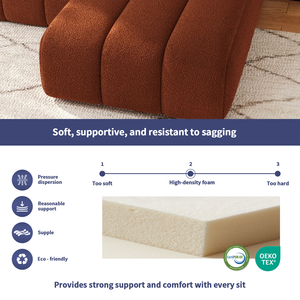 OEMODM MOQ100 Canapé modulaire en mousse de luxe durable sans os, canapé de salon, emballage sous vide, éponge compressée, canapés sectionnels modulaires - Product Image 4