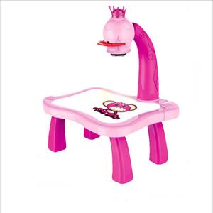 Tablero de dibujo colorido, tablero de garabatos borrable para niños con lámpara de proyección, manualidades, proyección, juguete de aprendizaje educativo - Product Image 3