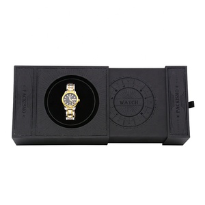 Estuche para Reloj Seismo, Diseño Moderno, Negro, con Sistema de Apertura Automática - Product Image 5