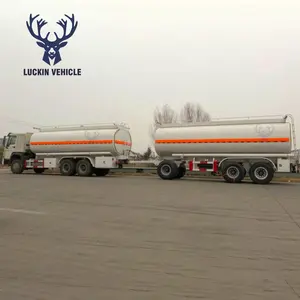 Made In China 2/3 assali 20000L uso agricolo 30000L timone per fattoria monoblocco carburante/benzina/serbatoio per l'acqua rimorchio pieno per la vendita