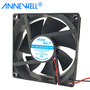 8025 24V DC Kühlventilator mit Doppelkugellager Geräuscharm Langlebig CE RoHs Zertifiziert für Telekommunikation/Stromversorgung/Medizinische Geräte - Product Image 2