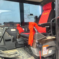 Mini-excavatrice sur chenilles Sany SY55 SY55C d'occasion de marque chinoise, 5 tonnes, en bon état, vendue à prix réduit