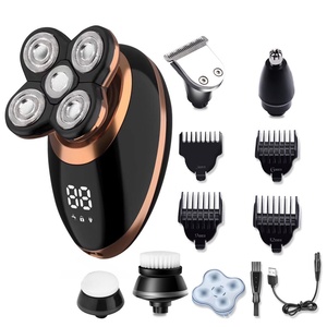 Multifunction Portable Rechargeable 5-in-1USB-powered Electric <b>Shavers</b> Men Waterproof Shaving Machine Hair Clippers <b>Face</b> Use - Product Image 4