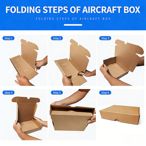 Cajas de Cartón para Envíos en Varios Tamaños, Cajas Cuadradas de Papel Reciclado, Resistentes y Plegables, Disponibles en Varios Colores - Product Image 4