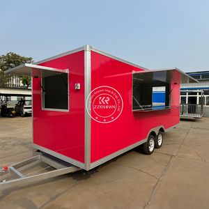 Cuisine mobile 2025, remorque de restauration rapide, acier inoxydable, remorque mobile pour tacos, pizzas, camion de nourriture, remorque de nourriture à vendre aux États-Unis - Product Image 4