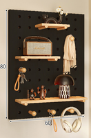 Panneau mural en bois blanc moderne et minimaliste, écologique, en forme de nuage, pour cuisine/salle de bain, présentoir de jouets/livres, modulaire