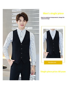 Nouvelle arrivée professionnel Restaurant serveur uniformes unisexe hôtel réception vêtements printemps automne Styles avec chemise à manches longues - Product Image 6