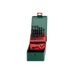 Metabo Hss-R Sp Metal Drill <b>Bit</b> <b>Set</b> 25 Pieces For Metal Drilling - Product Image 3