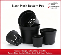 Pot de pépinière en plastique moulé par injection pour le jardin et la plantation