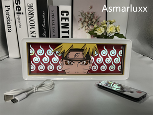 Lampe de chevet Roronoa Zoro Lightbox RGB avec rétroéclairage, piles 3AA, connexion USB-C, lampe de table 3D en papier découpé, thème anime. - Product Image 6