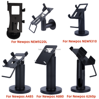 Support de paiement pivotant pour terminal de paiement par carte bancaire pour Newpos 9220L/9310/6260P OM-A880/A485, support de terminal POS, montage latéral sur bureau/kiosque