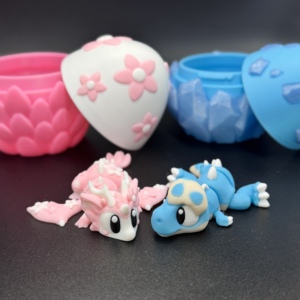 Jouet Dragon Volant Mignon Imprimé en 3D Personnalisable OEM, Petite Décoration de Paysage Moderne, Voiture, Fleur de Cerisier, Animal en Plastique - Product Image 1