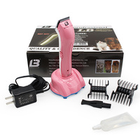 Tondeuse professionnelle sans fil LB 327 pour animaux de compagnie - Tondeuse à faible bruit pour chiens avec lame détachable en acier inoxydable et utilisation hybride