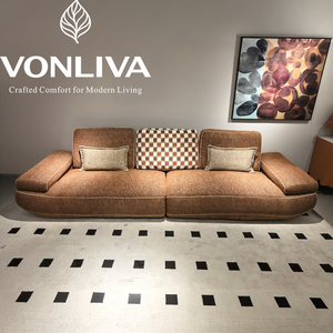 Ensemble de canapés en chenille Vonliva, <span class=keywords><strong>2</strong></span> <span class=keywords><strong>places</strong></span>, emballé sous vide, <span class=keywords><strong>canapé</strong></span> de salon, <span class=keywords><strong>canapé</strong></span> en mousse sans cadre compressé - Product Image 1