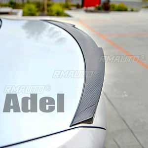 Aileron de coffre arrière style M4 en fibre de carbone F10 pour BMW F10 F18 Série 5 M5 2011-2017, lèvre d'aileron arrière, style automobile - Product Image 4