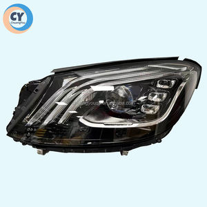 Para mercedes-benz S Clss W222 lente de faro Original <span class=keywords><strong>2018</strong></span> 2019 2020 faro S350 <span class=keywords><strong>Maybach</strong></span> S680 S63 65 V222 X222 luz geométrica - Product Image 1