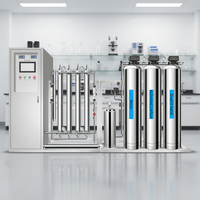 Système de traitement de l'eau par osmose inverse industrielle DRO4T/H, filtre à eau par osmose inverse, machine de purification de l'eau