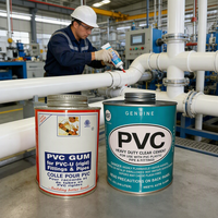 Ciment PVC pour tuyaux d'eau chaude et d'eau de pluie Prix d'usine 500g