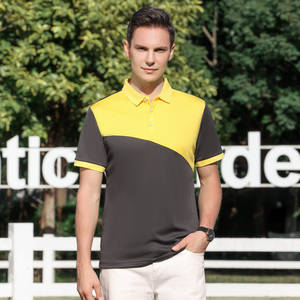 Chemises polo en polyester 100% coupe ajustée pour hommes et femmes T-shirt de travail en maille sténopé avec impression par sublimation respirante à séchage rapide - Product Image 1