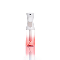 Botella de Spray Continuo con Logotipo Personalizado, 200ml 300ml, Recargable, de Plástico PET, Forma Cilíndrica, Pulverizador de Niebla Fina, Zhejiang