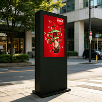 Kiosques à écran tactile LCD d'extérieur de 43, 49, 55, 65, 75 et 86 pouces, écrans numériques HD étanches
