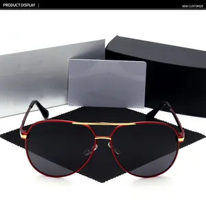 Прямая продажа с фабрики дизайнерские солнцезащитные очки на заказ поляризованные солнцезащитные очки для мужчин Новое поступление 2023 модные уличные брендовые солнцезащитные очки 742