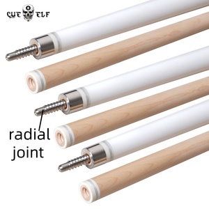 CUEELF queue de <span class=keywords><strong>billard</strong></span> haute technologie en cuir véritable chaîne érable liège arbre de classement 12.8mm pointe taille broche radiale - Product Image 3