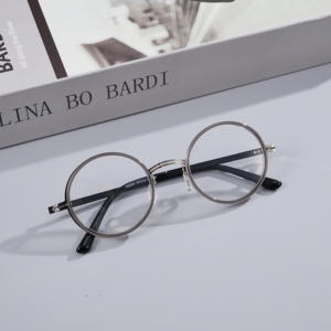 Korea Fashion Titanium Glasses <b>Frame</b> Ultralight Two-Tone Business Eyeglasses Trendy Anti Fatigue Prescription Optical Spectacles - Product Image 5