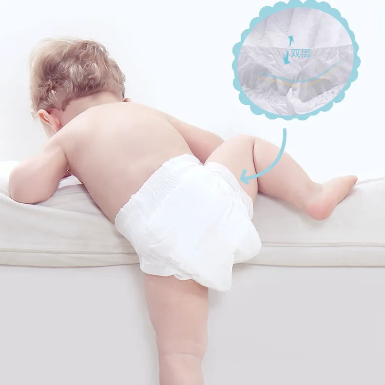 निः शुल्क नमूना थोक कस्टम एक ग्रेड नप्पी डायपर सैप स्वैडलर शिशु डायपर उच्च गुणवत्ता वाले डिस्पोजेबल बेबी डायपर
